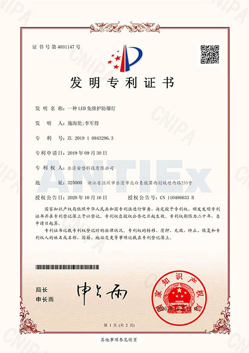 Certificates