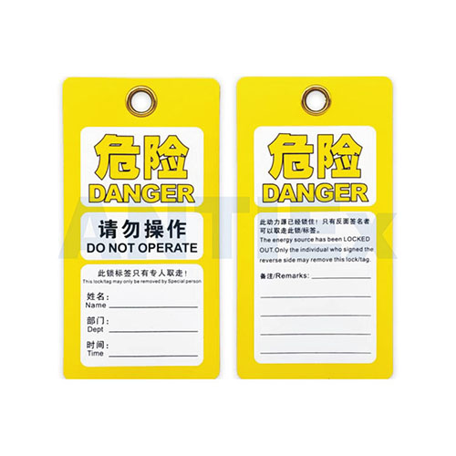 MT08-Y Safety Lockout Tags