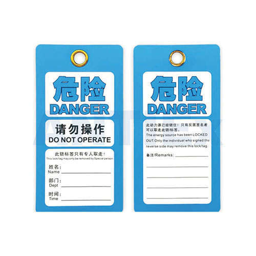 MT08-B Safety Lockout Tags