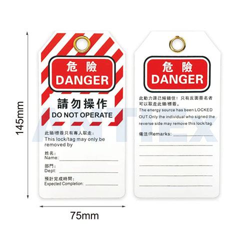 MT07 Safety Lockout Tags
