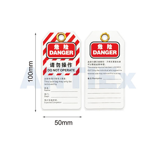 MT02S Safety Lockout Tags